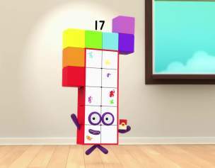 Seventeen Numberblocks