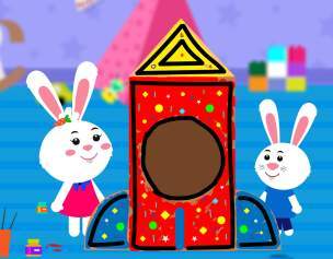 Pink Rabbit Rocketship Tv Show Ria Rabbit | A Rocket For Romi